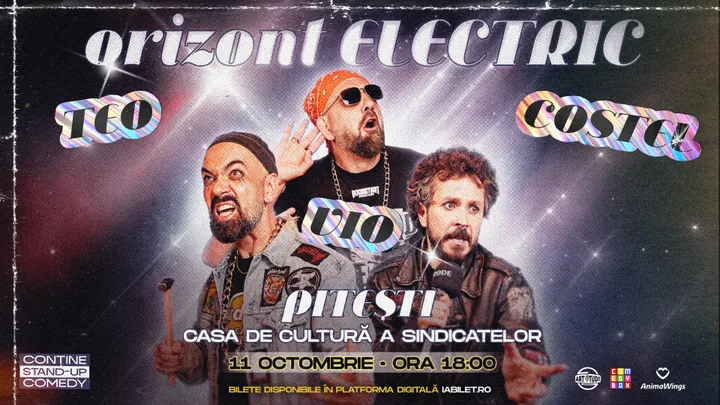 Pitești: Teo, Vio și Costel - Orizont Electric | Stand Up Comedy Show