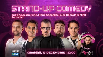 The Fool: Stand-up comedy cu Frinculescu, Cirje, Alex Dobrota, Florin Gheorghe si Mirel Popinciuc