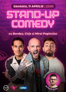 The Fool: Stand-up comedy cu Bordea, Cîrje și Mirel Popinciuc