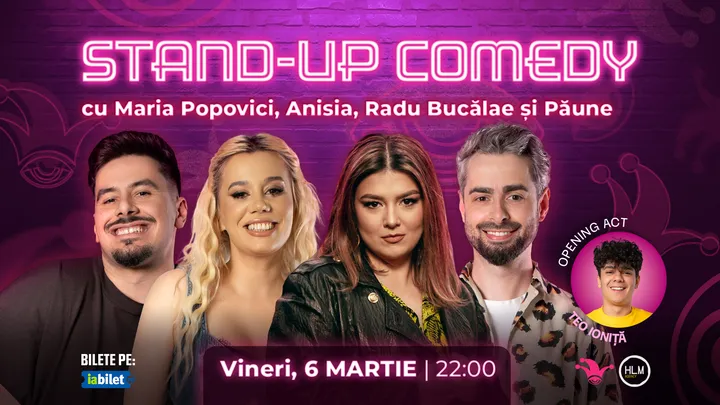 The Fool: Stand-up comedy cu Bucălae, Maria Popovici, Anisia și Păune