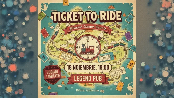 Iasi: Ticket To Ride @ Board Games Events