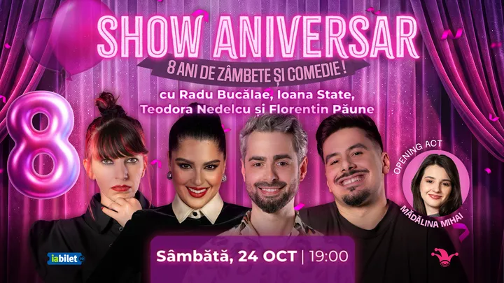 The Fool: Stand-up comedy cu Bucălae, Ioana State, Teodora Nedelcu și Florentin Păune