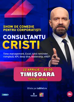 Timișoara: Consultantu Cristi - Show De Comedie pentru Corporatiști