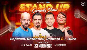 Stand-up Comedy cu Cristi Popesco, Natanticu, Dobrotă & Ioana luiza la Club 99