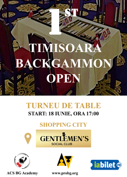 Timisoara: 1st Backgammon Open