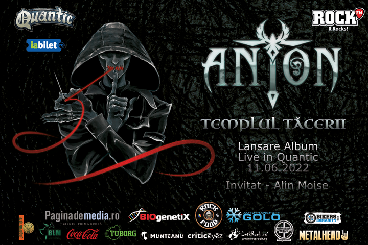 Lansare album, trupa Anton ”Templul Tăcerii”