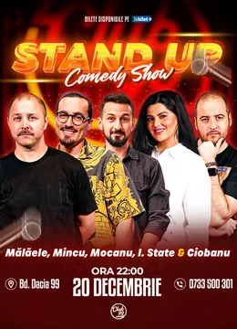 Stand-up Comedy cu Mălăele, Mincu, Mocanu, Ioana State & Andrei Ciobanu la Club 99