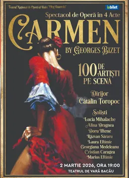 Bacau: Carmen - Spectacol de Operă