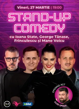 The Fool: Stand-up comedy cu Ioana State, George Tănase, Mane Voicu și Frînculescu