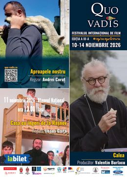 Iași: Proiecție filme: Aproapele nostru, Casa cu îngeri de la Râșnov, Calea