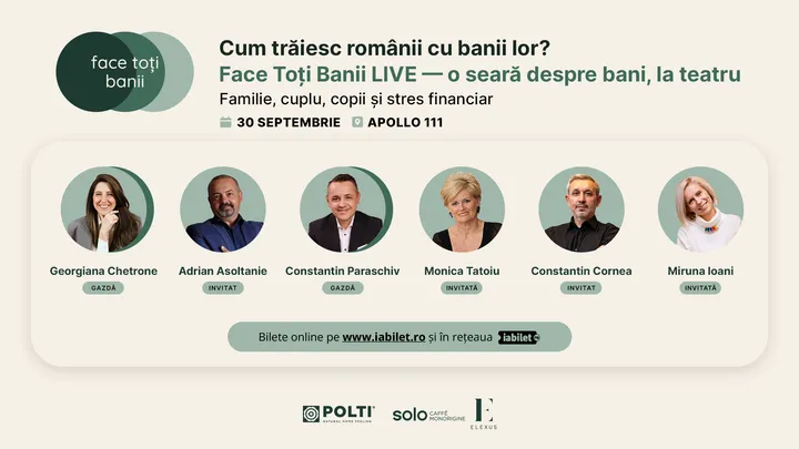 Face Toți Banii LIVE — Cum trăiesc românii cu banii lor?