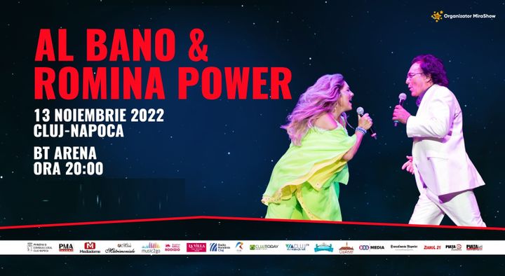 Cluj-Napoca: Concert Al Bano & Romina Power