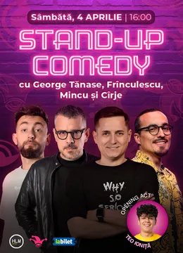 The Fool: Stand-up comedy cu George Tănase, Frînculescu, Mincu și Cîrje