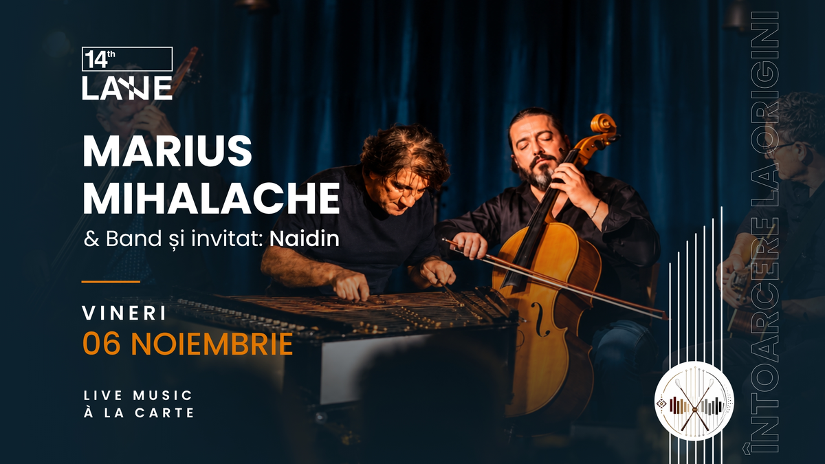 Marius Mihalache & Band, invitat Adrian Naidin