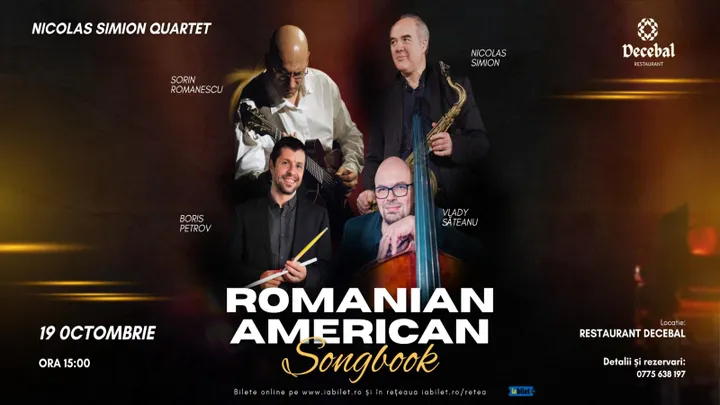 Bacău: Nicolas Simion Quartet – Romanian - American Songbook
