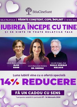 Dr. Shefali • Alfie Kohn • Neale Donald Walsch: "Părinte conștient, Copil împlinit"