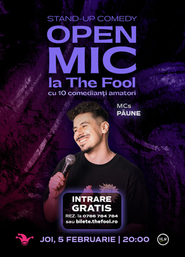 The Fool: Open Mic MC Florentin Păune