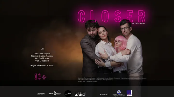 Closer | Festivalul Bucharest Fringe - Maratonul Teatrului Independent