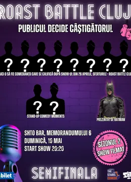 Cluj-Napoca: Roast Battle Cluj | Stand-up Comedy Show | Semifinala | Publicul decide câștigătorul!