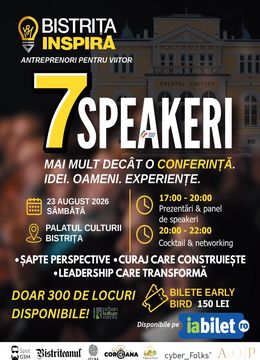 Bistrița: Inspiră 2026 | Antreprenori pentru Viitor