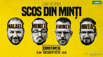 Constanța: Stand-Up Comedy cu Frînculescu, Mălăele, Mincu și Birtaș - 