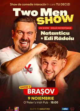 Brașov: Stand-up comedy cu Natanticu și Edi Rădoiu | Two Men Show (SHOW 2)