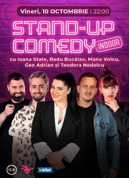The Fool: Stand-up comedy cu Radu Bucălae, Ioana State, Mane Voicu, Geo Adrian și Teodora Nedelcu