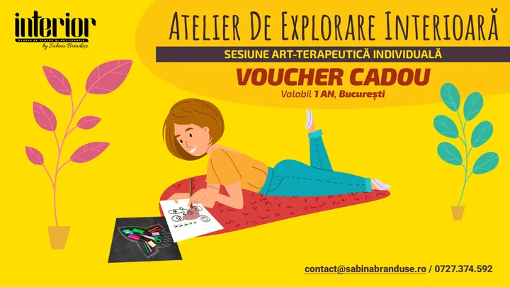 Voucher - Atelier individual de explorare personală prin artă
