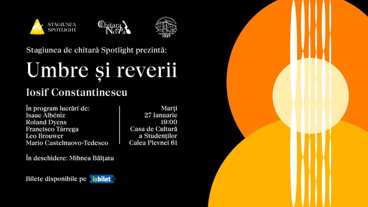 Recital de chitară „Umbre și Reverii”