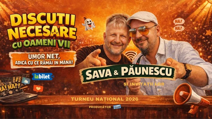 Spectacol de umor - Discuții necesare cu oameni vii