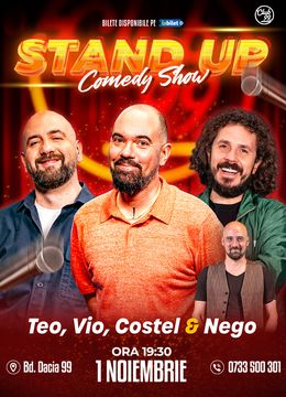 Stand-up Comedy cu Teo, Vio, Costel - Nego la Club 99