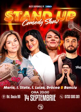 Stand-up Comedy cu Maria Popovici, Ioana State, Ioana Luiza, Drăcea - Banciu la Club 99