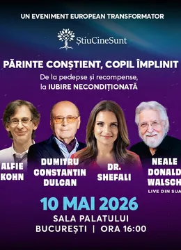 Dr. Shefali Tsabary • Alfie Kohn • Neale Donald Walsch: "Părinte conștient, Copil împlinit"