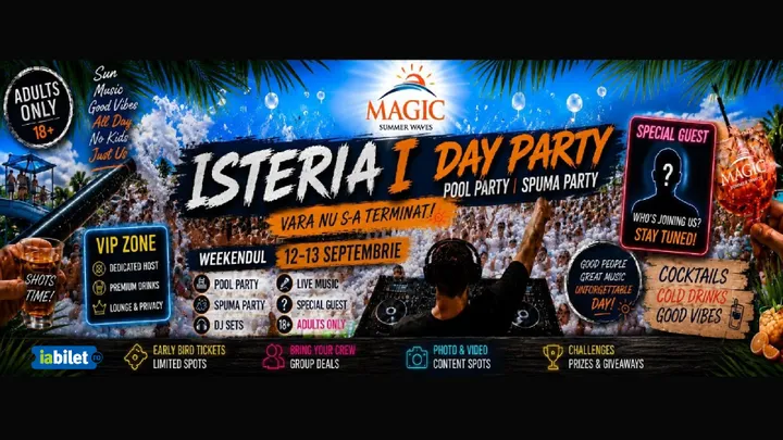 Isteria I: Day Party - Pool Party - Adults Only