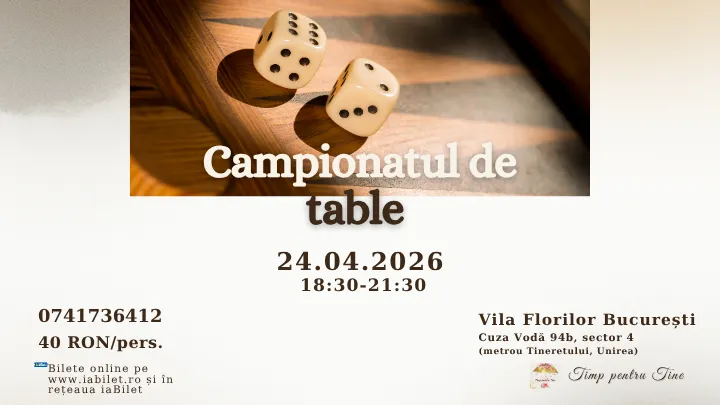Campionatul de Table de la Vila Florilor