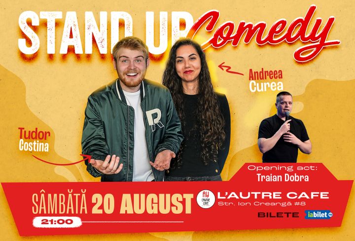 Cluj-Napoca: Stand-up Comedy @L'autre Cafe