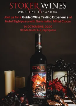 Sighișoara: Stoker Wines | An Evening of Wine and Storytelling |  Ora 20:00