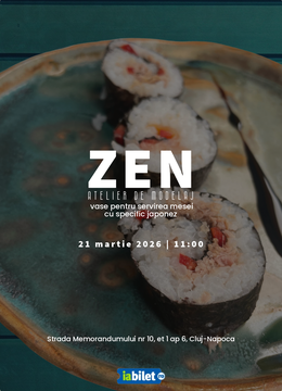Cluj-Napoca: Zen - atelier de modelaj vase pentru servirea mesei cu specific japonez
