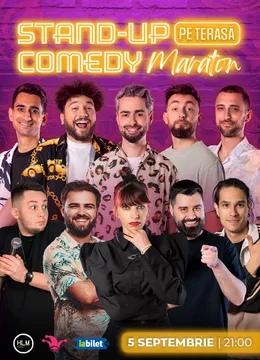 The Fool: Stand-up comedy Maraton pe terasă cu: Radu Bucălae, Drăcea , Cîrje, Dobrotă, Florin, Popinciuc, Teodora Nedelcu, Geo Adrian, Gabriel Dumitriu și Edi Moise
