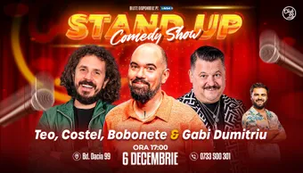 Stand-up Comedy cu Teo, Costel, Mihai Bobonete - Gabi Dumitriu la Club 99