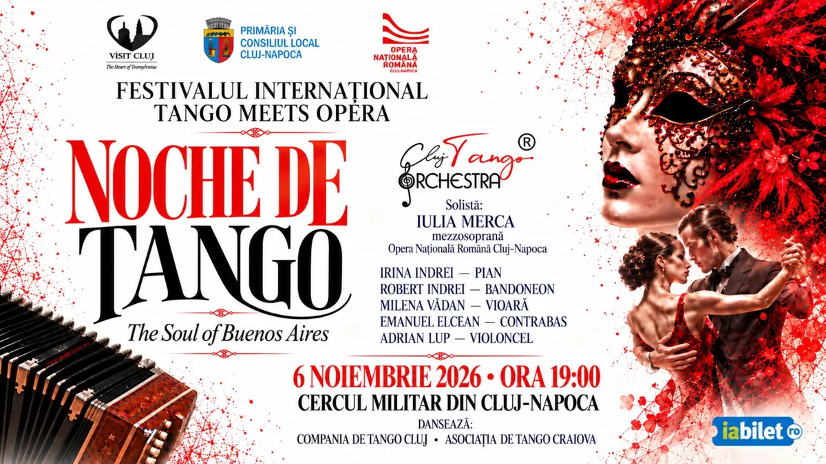 Cluj-Napoca: Noche de Tango (Spectacol de tango argentinian)