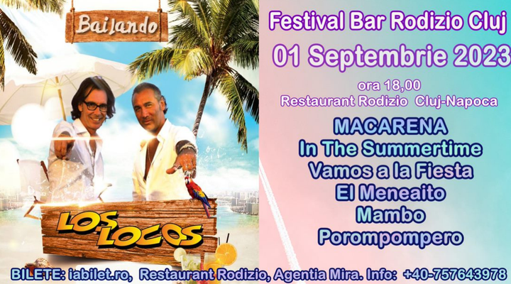 Cluj-Napoca: Concert Los Locos – Latino party