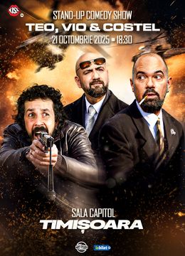 Timisoara: SHOW 1 - Teo, Vio și Costel - Stand Up Comedy Show