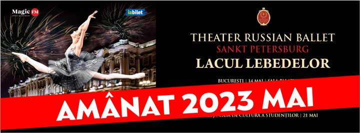 Cluj-Napoca: Theatre Russian Ballet - Sankt Petersburg - Lacul Lebedelor (SE REPROGRAMEAZA)