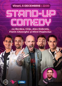 The Fool: Stand-up comedy cu Bordea, Cîrje, Alex Dobrotă, Florin Gheorghe și Mirel Popinciuc