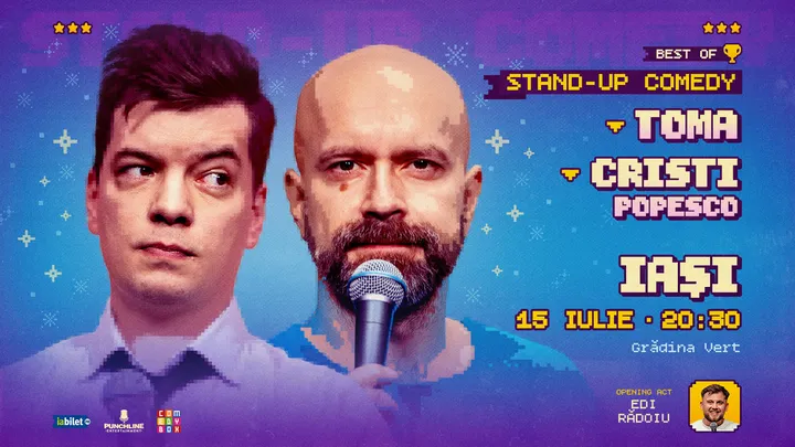 Iași: Stand-up comedy - Best of Toma & Popesco