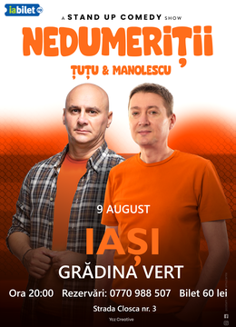 Iasi: Stand-up Comedy - Dan Tutu & Cristi Manolescu