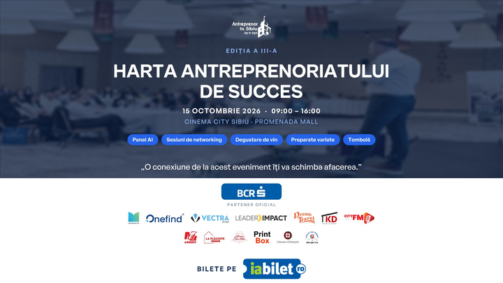 Sibiu: Harta Antreprenoriatului de Succes (editia a III-a)