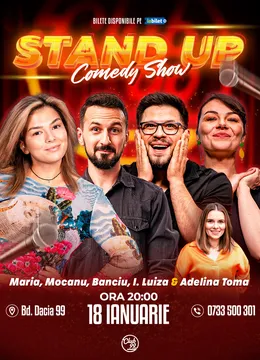 Stand-up Comedy cu Maria Popovici, Mocanu, Banciu, Ioana Luiza - Adelina Toma la Club 99
