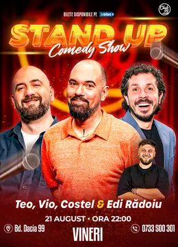 Stand-up Comedy cu Teo, Vio, Costel - Edi Rădoiu la Club 99